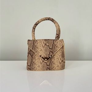 Brown/Tan Mini Crossbody Bag